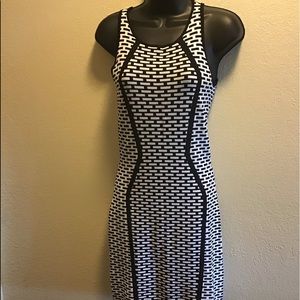 Black  & White Gianni Bini Knit Dress